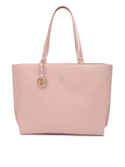 Tommy Hilfiger - Solid Pink Pu Tote Bag