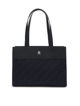 Tommy Hilfiger - Logo Blue Polyester Tote Bag