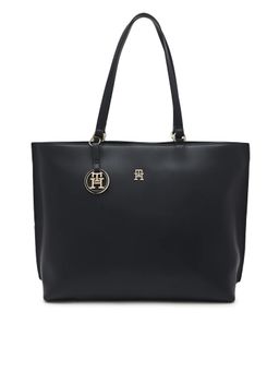Tommy Hilfiger - Solid Blue Pu Tote Bag