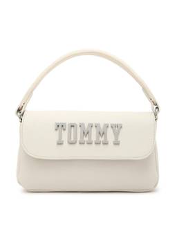 Tommy Hilfiger - Logo Beige Pu Shoulder Bag