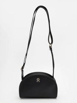Tommy Hilfiger - Solid Black Pu Sling Bag