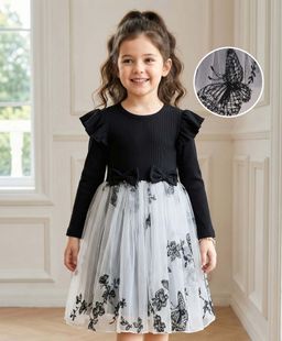 Mark & Mia - Full Sleeves Party Knee Length Dress