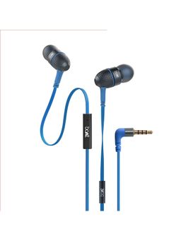 Boat - Bassheads 225 Wired in Ear Earphone with Mic (Indi Blue)