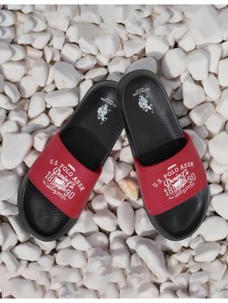 U.S. POLO ASSN. - Mens Red Toplin 5.0 Sliders