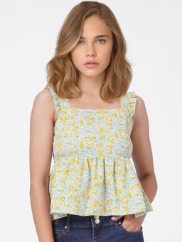 ONLY - Women Printed Blue Top