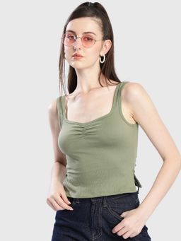 Bene Kleed - Women Green Crop Top