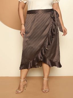 Latigo Bay - Betty Brown Satin Skirt