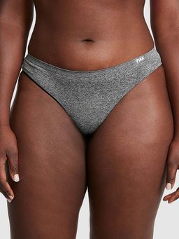 Victoria's Secret - PINK Seamless Thong Panty - Black