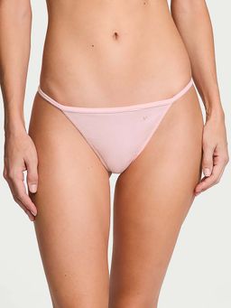 Victoria's Secret - Stretch Cotton V-String Panty - Pink