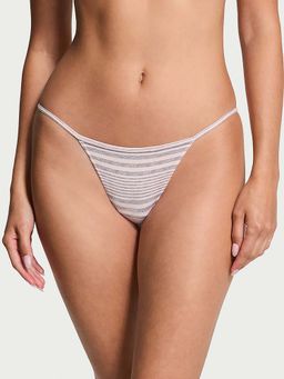 Victoria's Secret - Stretch Cotton V-String Panty - Multi-Color