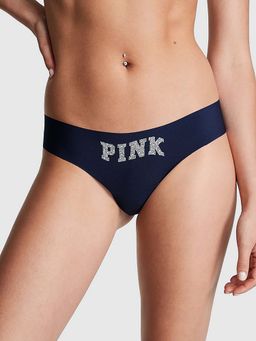 Victoria's Secret - PINK No-Show Thong Panty - Blue