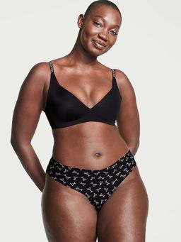 Victoria's Secret - Sexy No-Show Thong Panty - Black (XS)