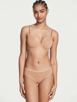 Victoria's Secret - Stretch Cotton Hiphugger Panty - Beige (XS)