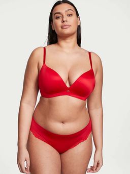 Victoria's Secret - Very Sexy Smooth Cutout Back Thong Panty - Red
