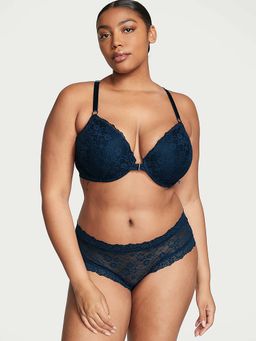 Victoria's Secret - The Lacie Posey Lace Cheeky Panty - Blue