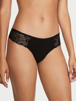 Victoria's Secret - No-Show Thong Panty - Black