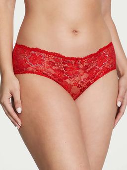 Victoria's Secret - Body by Victoria Lace-Front Hiphugger Panty - Red