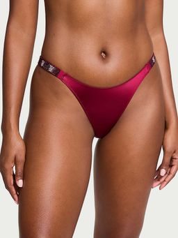 Victoria's Secret - Very Sexy Shine Strap Thong Panty - Maroon