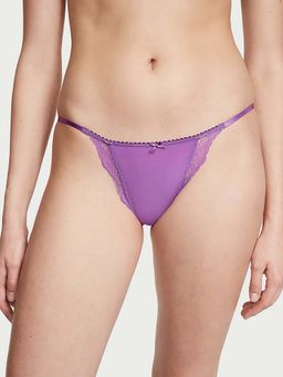 Victoria's Secret - Dream Angels Smooth and Lace Mini String Bikini Panty - Purple