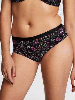 Victoria's Secret - PINK Wear Everywhere Lace Cheekster Panty - Black