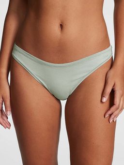 Victoria's Secret - PINK Cotton Thong Panty - Green