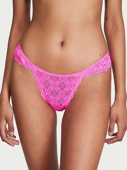Victoria's Secret - The Lacie Lace String Bikini Panty - Pink