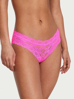 Victoria's Secret - The Lacie Lace Cheeky Panty - Pink