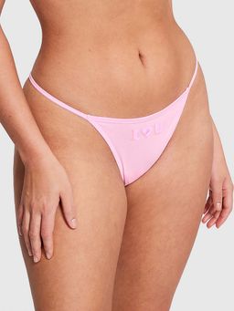 Victoria's Secret - PINK Cotton V-String Panty - Pink