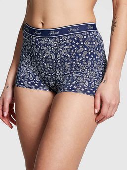 Victoria's Secret - PINK Logo Micro High-Waist Boyshort Panty - Blue