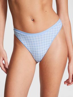 Victoria's Secret - PINK Seamless Scoop Thong Panty - Blue