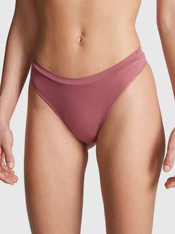 Victoria's Secret - PINK Seamless Scoop Thong Panty - Mauve