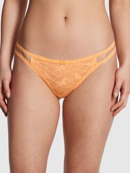 Victoria's Secret - PINK Wink Strappy Thong Panty - Orange