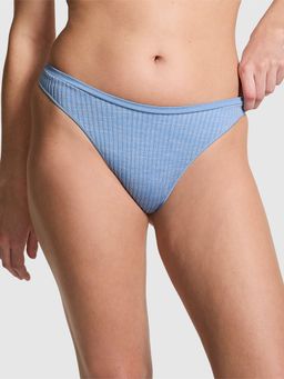 Victoria's Secret - PINK Seamless High-Leg Thong Panty - Blue
