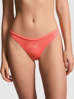 Victoria's Secret - PINK Seamless High-Leg Thong Panty - Orange