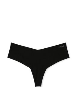 Victoria's Secret - PINK No-Show Thong Panty - Black