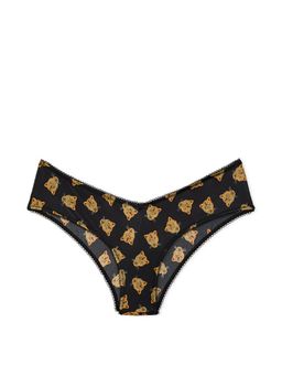 Victoria's Secret - Very Sexy Printed High-Leg Cheeky Panty - Black