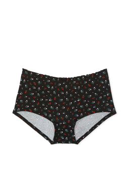 Victoria's Secret - PINK Cotton Back-Tie Boyshort Panty - Black