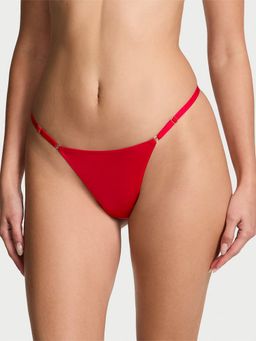Victoria's Secret - Very Sexy Tied-with-a-Bow Adjustable V-String Panty - Red