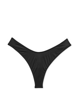 Victoria's Secret - Very Sexy Starstruck Strappy High-Leg Thong Panty - Black