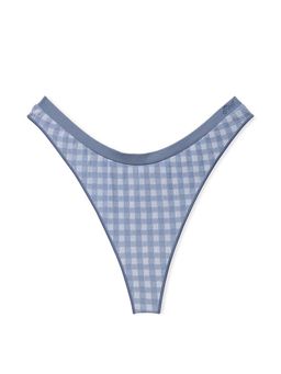 Victoria's Secret - PINK Seamless High-Leg Thong Panty - Blue