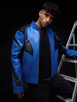 The Souled Store - Biker Jacket Blue Ranger Men Biker Jackets
