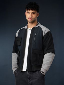 The Souled Store - Midnight Edge Men Bomber Jacket