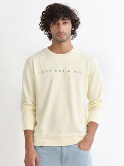 Rare Rabbit - Bermann Primary Yellow Sweatshirt