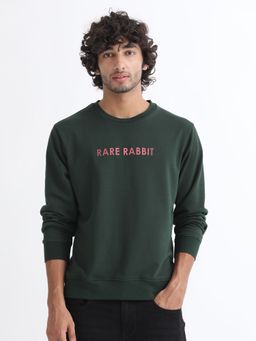 Rare Rabbit - Lintz Primary Green Sweatshirt