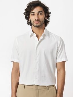 Rare Rabbit - Matto Primary White Shirt