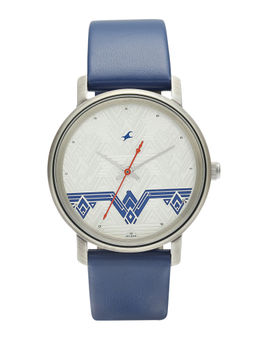 Fastrack - Silver Antique-Blue Dial Analog Watch For Women (6244QL01)