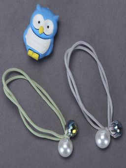 JEWELZ - Classic Rubber Bands with Pearls for Kids (Pack of 2)