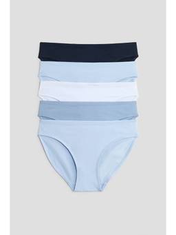 H&M - Girls Multi-Color 5-Pack Cotton Briefs