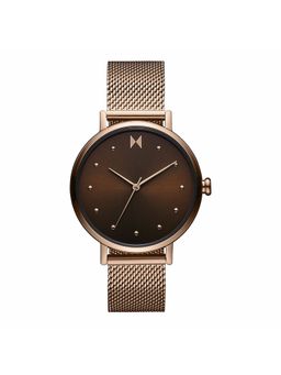 MVMT - Dot Quartz Brown Round Dial WomensWatch - 28000217-D