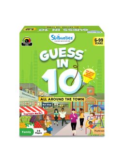 Skillmatics - Card Game Guess in 10 All Around The Town for Kids 6 Year Olds